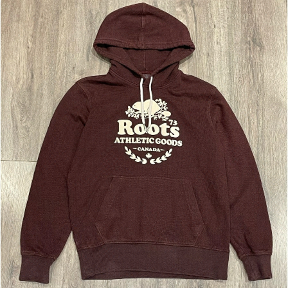 [Roots] Classic Roots Athletic Goods Hoodie - Weathered Maroon - XS